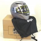 AGV GT Veloce Motorcycle Helmet Matte Grey Size Large