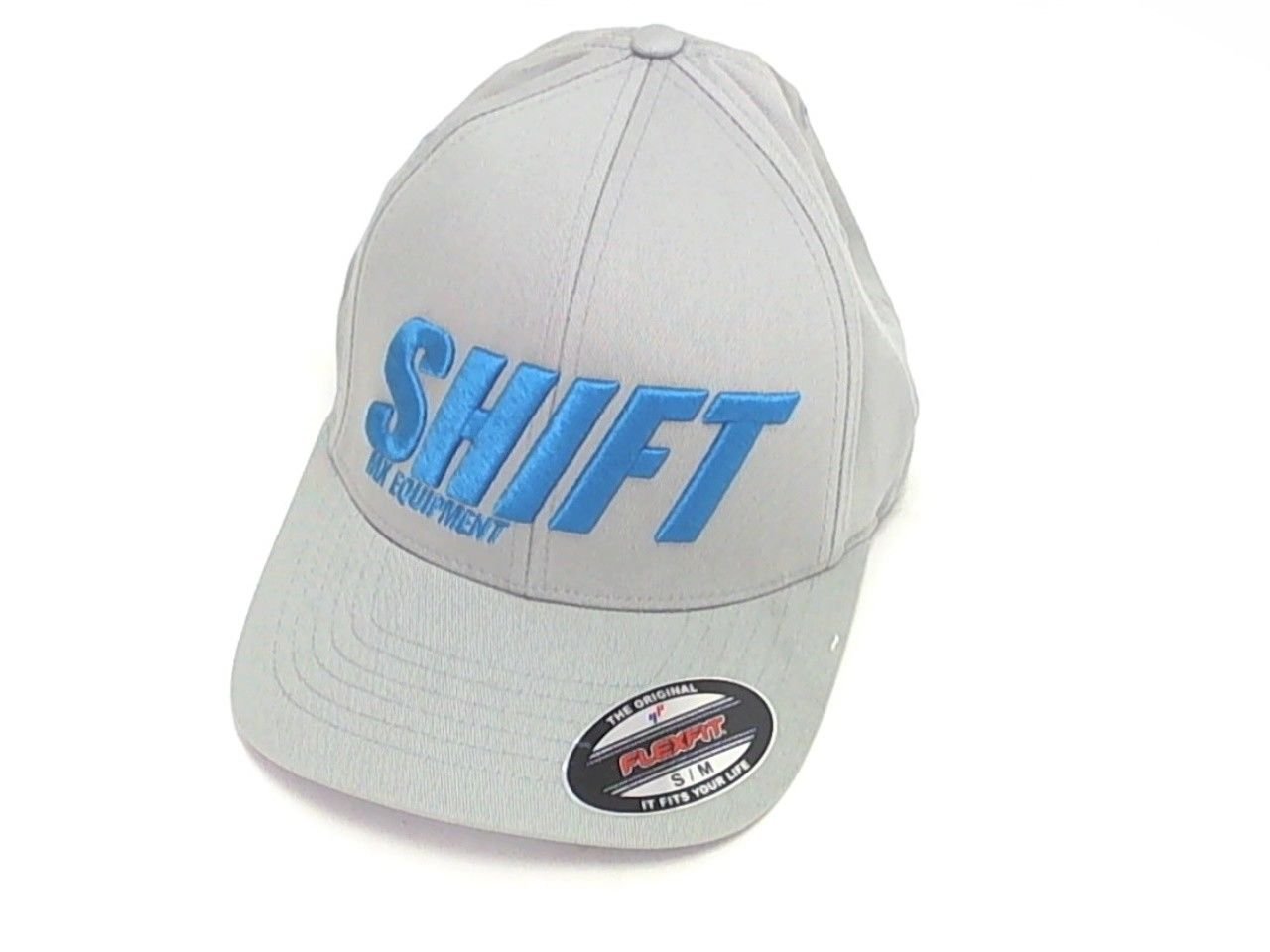 Shift Racing Sight Line Mens Flex Fit Medium Profile Hat Cap Grey SM/Med
