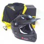 Scorpion EXO VX-35 MX Dirt Motocross Motorcycle Helmet Black Small Cracked Visor