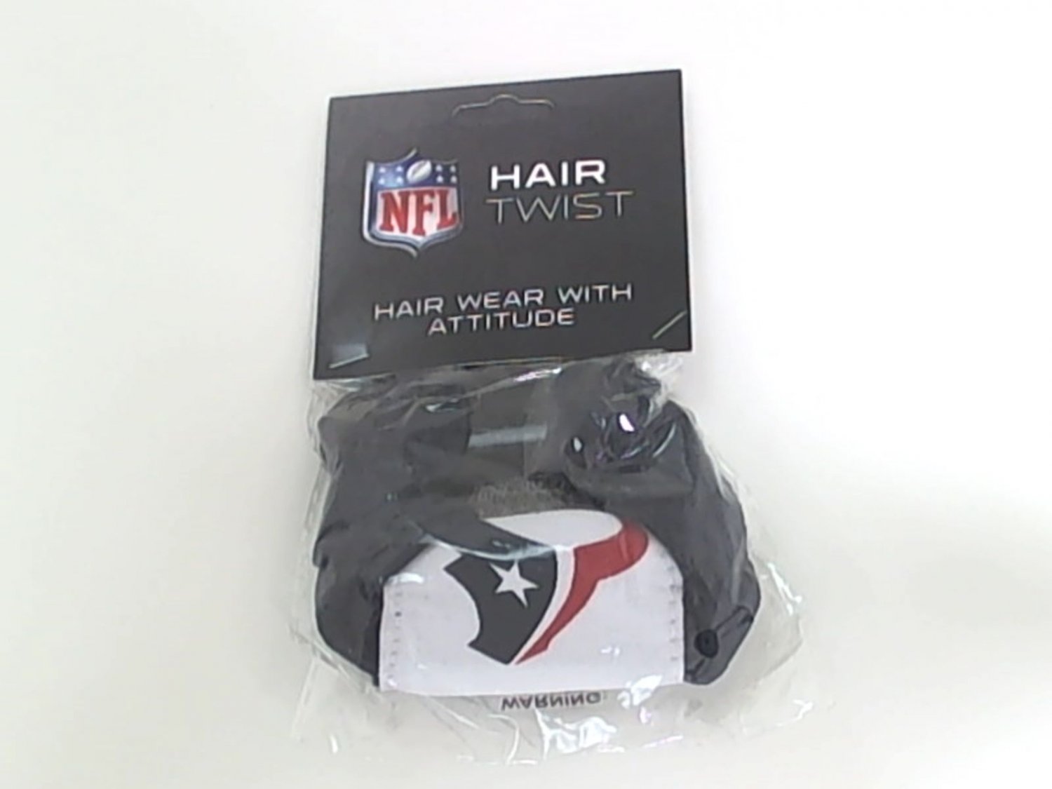 NFL Team Logo Stretch Hair Scrunchee Twist Houston Texans Team Colors