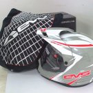 EVS Venture T5 Dual Sport Motorcycle ATV Off Road Full Face Helmet XXL White Red