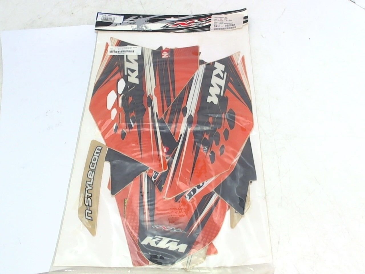N-Style Ultra Graphics Kit Black Backgrounds for KTM 65 SX 2009-2014
