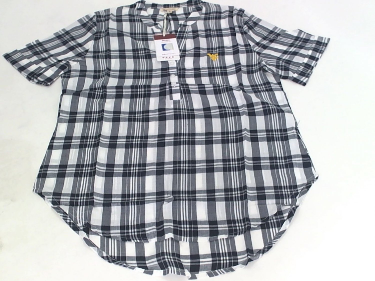 UG Apparel NCAA West Virginia Mountaineer Womens Classic Button Down