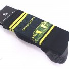 Strideline NCAA University of Oregon Black Athletic Crew Socks One Size
