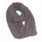 BCBGeneration Womens Open Weave Soft Knit Infinity Loop Scarf Cowl Marled Brick