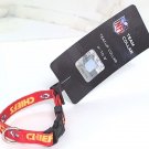 NFL Team Kansas City Chiefs Adjustable Soft Nylon Dog Collar 4" to 9" Teacup