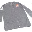 NFL Team Apparel Cincinnati Bengals Womens Varsity Cardigan Sweater Sm/Med Gray