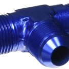 Aeroquip FCM2126 Blue Anodized Aluminum Run Tee Adapter