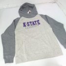 NCAA Kansas State Wildcats Womens Asymmetrical Redux Hoody Hoodie Heather L