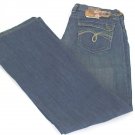 Petrol Womens Sassy Low Rise Tapered Knee Flared Leg Stretch Jeans Size 2 26X34