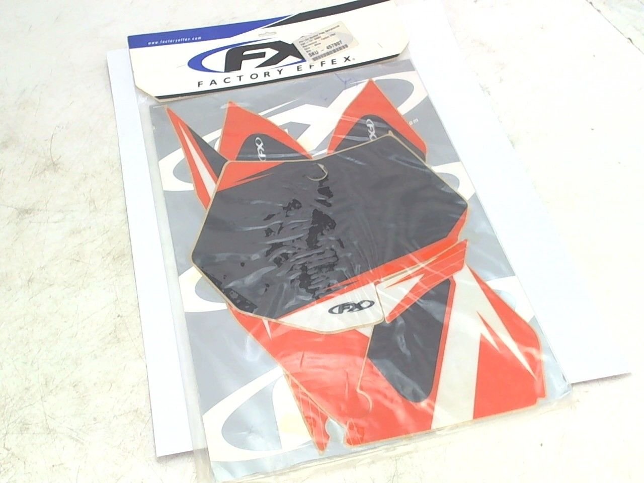 Factory Effex Graphic Number Plate Backgrounds KTM SX SXF 125 150 250 350 450