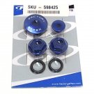 Factory Effex Blue Anodized Engine Plug Kit 18-36302 for 2005-2015 Honda CRF450R