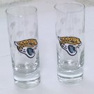 Set of Two NFL Team Logo Jacksonville Jaguars Shooter Shot Glasses 2.5 oz.
