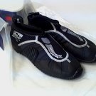 Slippery Black Gray Formula Shoe Size XXSmall Booty Neoprene Boatshoe Diveshoe