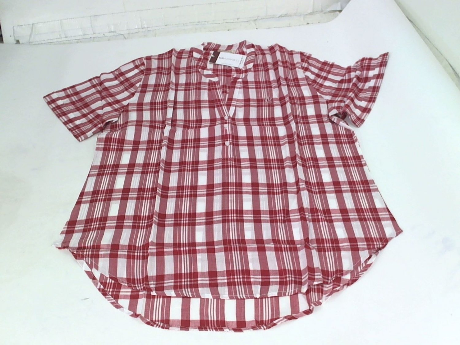 UG Apparel NCAA OU Oklahoma Sooners Womens Classic Button Down Tunic Top 1X