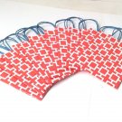 Lot Of 12 Spritz Square Design Gift Bags 7 1/2" x 4 1/2" x 10" NEW