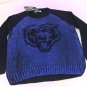 NWT Touch By Alyssa Milano NFL Chicago Bears Womens Shine-On Sweater XL Navy