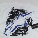 New AlpineStars Knockout BB Tee Size X-Large White & Black Short Sleeve T-Shirt