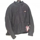 Vega Womens Silhouette Ladies Waterproof Motorcycle Jacket & Zip Liner Black 2W