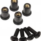 Moto Brackets 300803 Motorcycle Windscreen Nut & Bolt Kit For Yamaha YZF R6 R6S