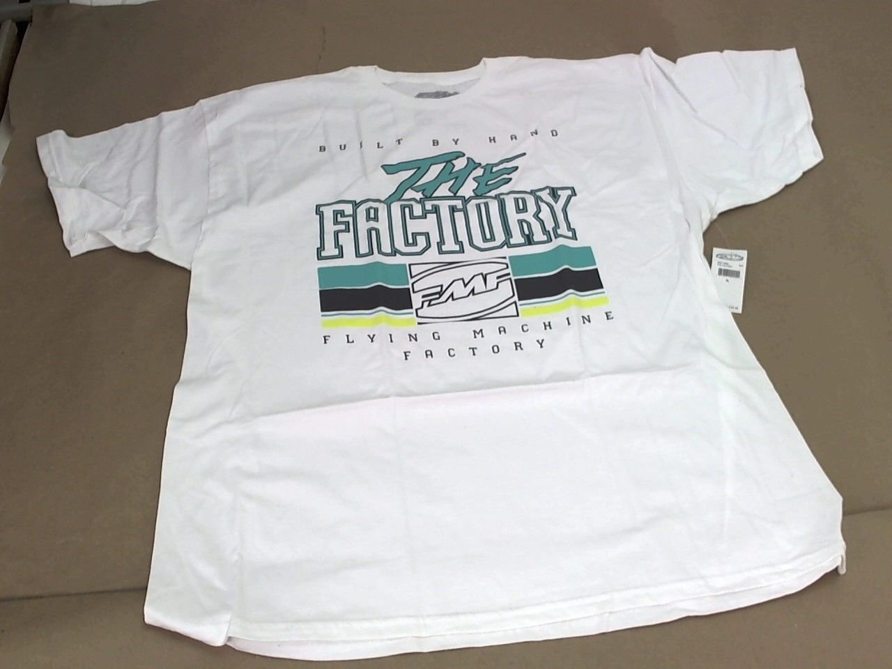 FMF Racing Motorcross MX GP Motorcycle The Factory Graphic T-Shirt XL White