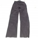 Hein Gericke Womens US 6 Black Ladies Leather Biker Unhemmed Pants Motorcycle