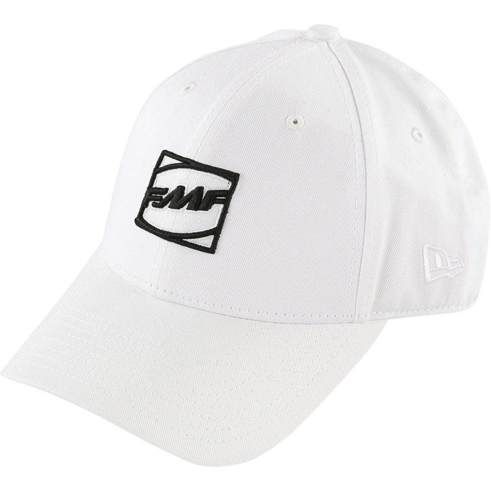 FMF Racing Motorcross MX GP Motorcycle Fairway Mens FlexFit White Cotton Cap Hat