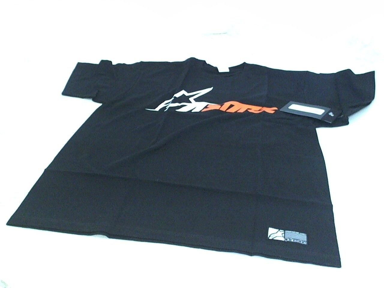 New AlpineStars TechStar Championship Tee Size Large Black Short Sleeve T-Shirt