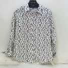 Charter Club Womens Button Up Cotton Shirt Casual Black Bows Printed Size 10
