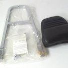 Genuine 90-96 Kawasaki Vilcan VN500 Rear Chrome Backrest