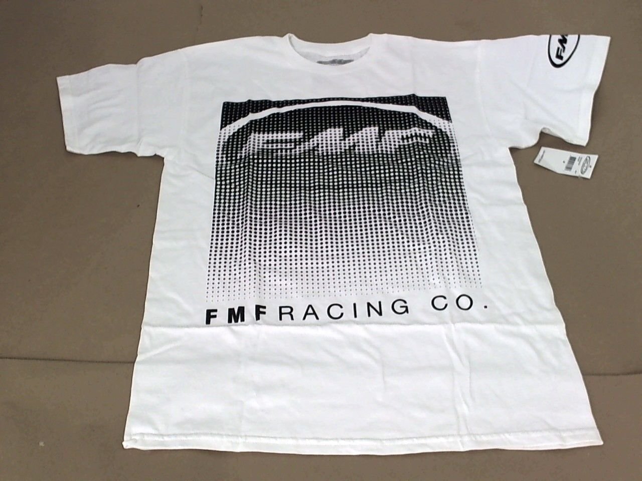 FMF Racing Motorcross MX GP Motorcycle Bowie Graphic T-Shirt Tee White Medium