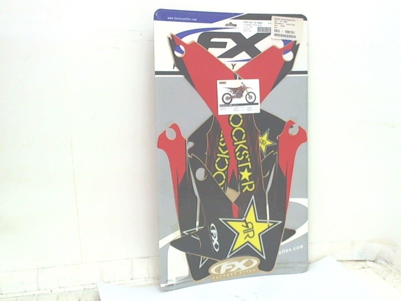 Factory Effex Rockstar 2015 Shroud Decal Graphics Kit 2005-2008 Honda CRF450R