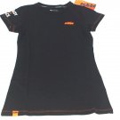KTM Girls Black Classic Ready to Race Logo Printed T-Shirt X-Small Tee