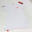 KTM Girls White Classic Ready to Race Logo Printed T-Shirt Small Tee