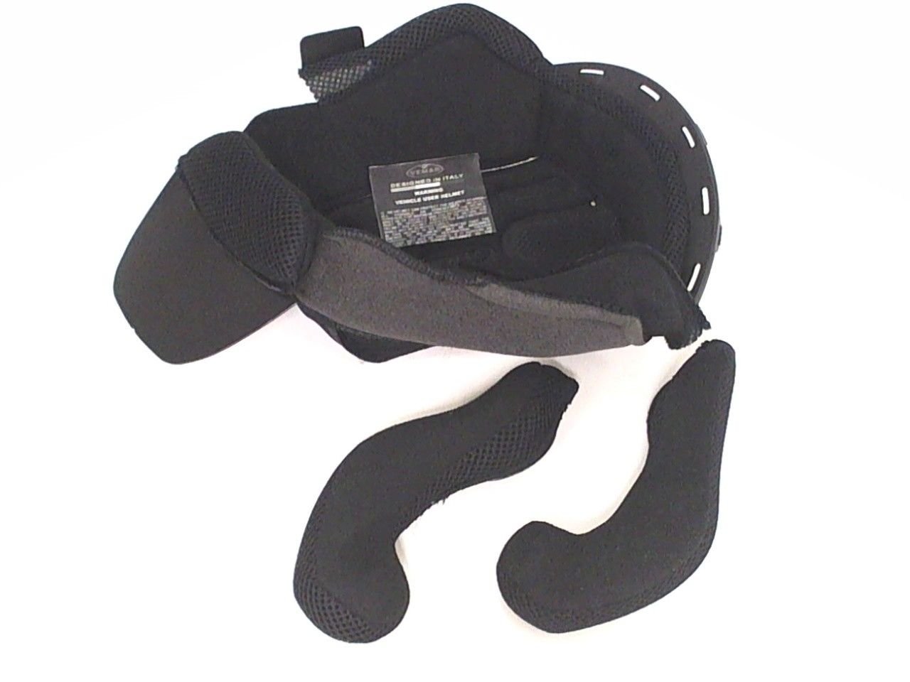 Vemar Mens Replacement Liner for CKQI Motorcycle Helmet Grey Size Large
