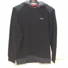 Calvin Klein Mens Performance Athletic Hooded Sweatshirt Black/Grey Size Medium