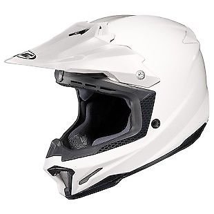 HJC CL-X7 White Motorcross Motorcycle Helmet Size XL