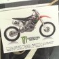 Factory Effex Monster Energy Decal Shroud Graphics Kit 2009-2010 Honda CRF450
