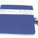 Naturally Knotty Designs Bamboo/Wool Wrap Scarf Olympian Blue 28" x 70"