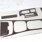 6-pcs Dash Console Trim Kit Rose Wood Grain Interior Accent For 1995 Mazda 626