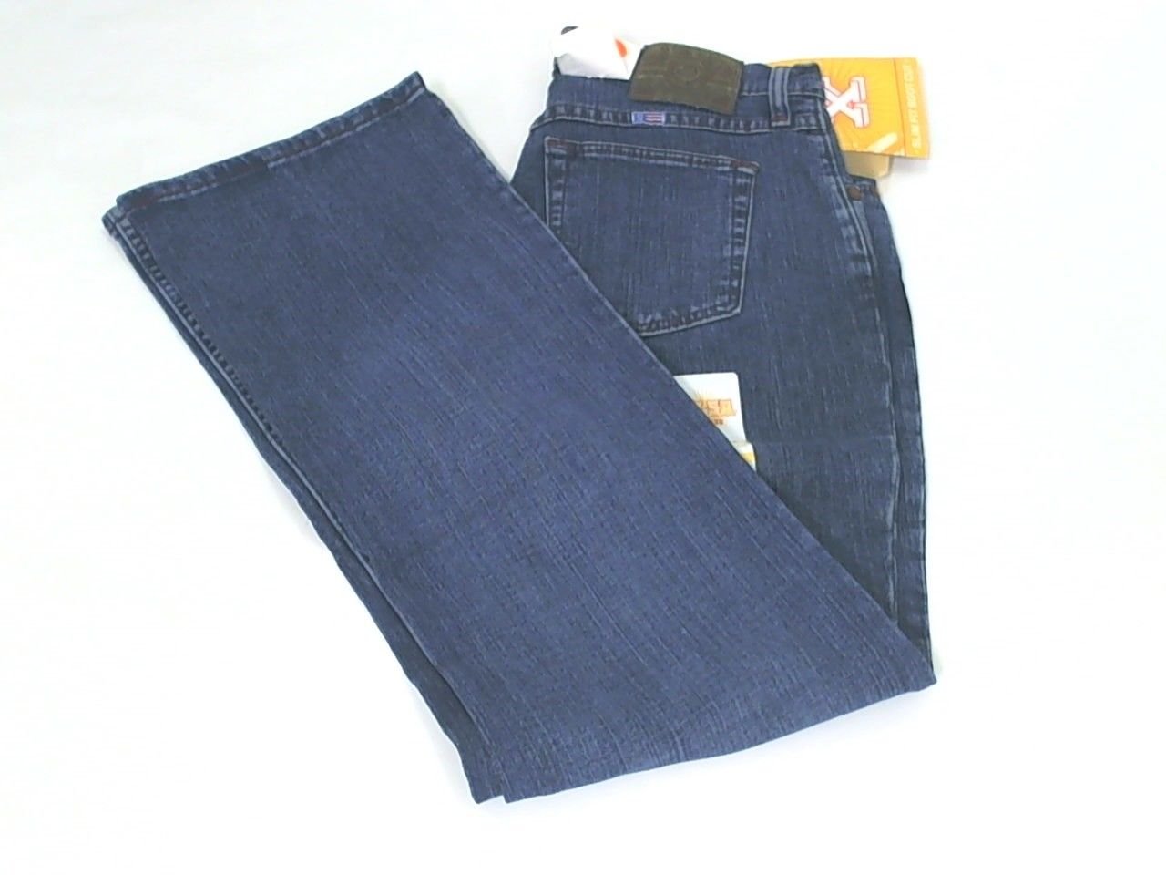 Wrangler 20X Tulsa Low Rise Slim Fit Boot Cut Sanded Slub Jeans 13/14X32