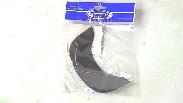 GMAX Helmet GM28X Front Top Vent Black Motorcycle NOS