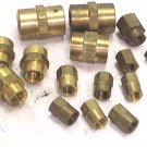 Lot of 15 Brass Fittings Female Union Pipe Thread Inverted Flare