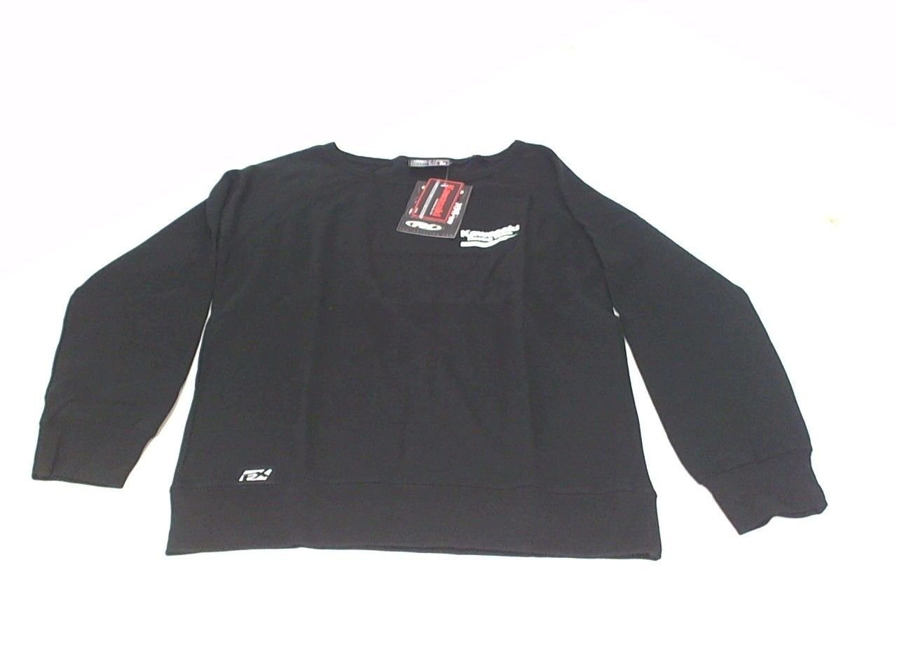 Factory Effex Official Kawasaki Womens Logo Crewneck Hoodie Race Sweathshirt L