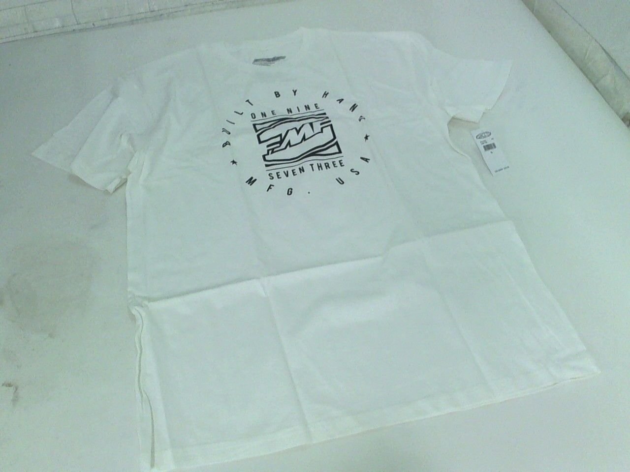 FMF Racing Motorcross MX GP Motorcycle Game Time Graphic T-Shirt Tee White LRG