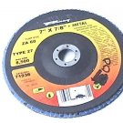 Forney 71936 Flap Disc 7" Metal Grinding Wheel Type 27 ZA-60 Grit 7/8" Arbor