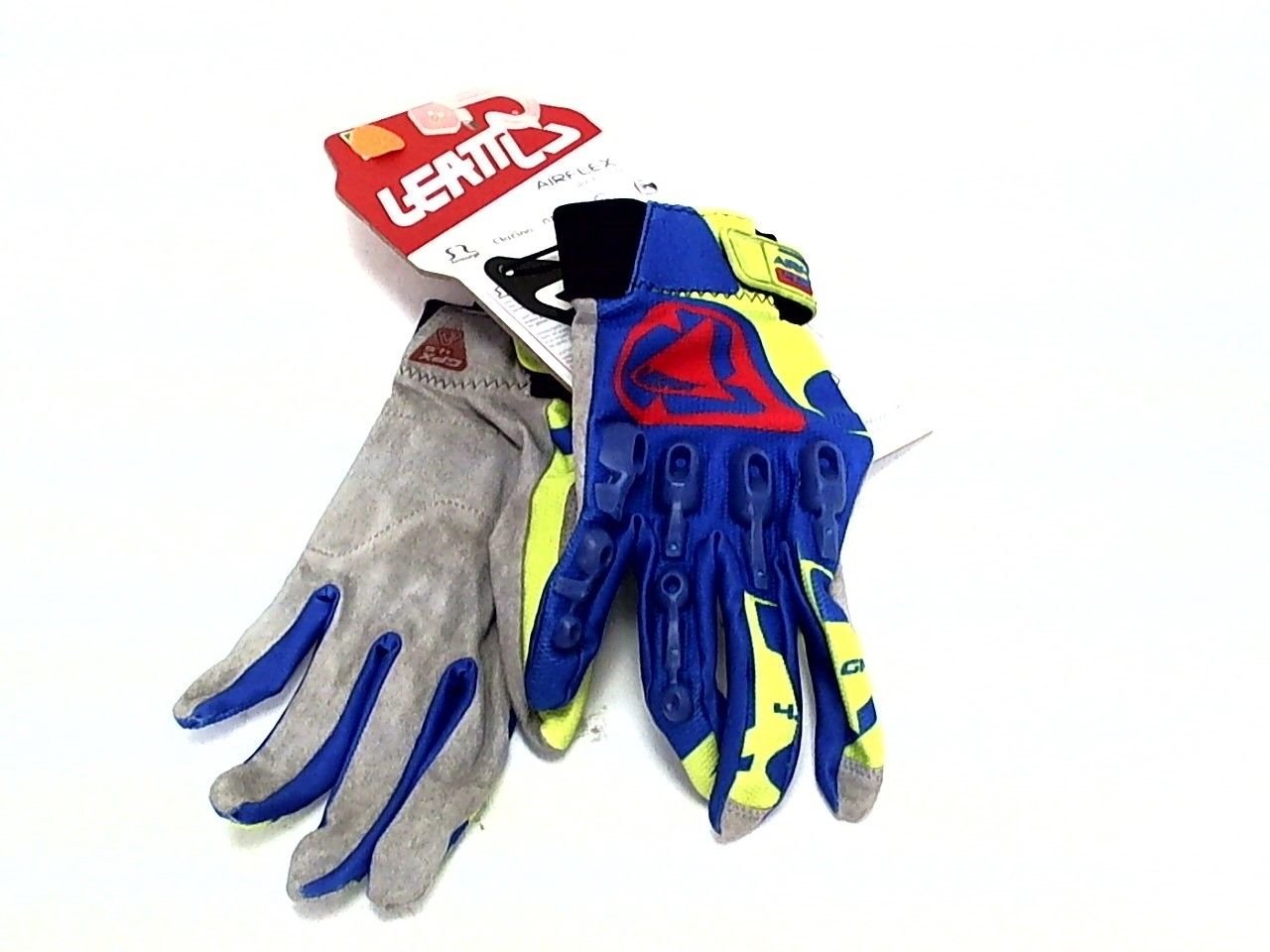 Leatt GPX 4.5 Lite Off-Road Dirt Bike Motorcycle Gloves Blue Yellow & Red XXL