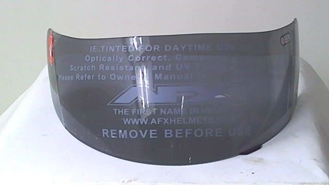 AFX Helmet FX-96 Dark Smoke Face Shield Lens Visor Motorcycle NOS