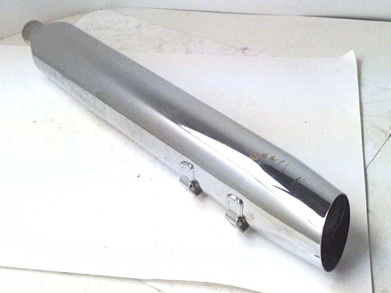 Harley-Davidson Chrome Slip-on Exhaust Stock Muffler For 2009 FLHX Street Glide