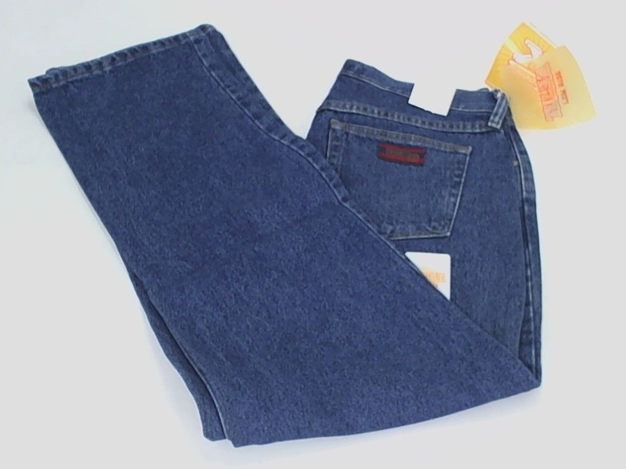Wrangler 20X Tulsa Low Rise Slim Fit Straight Leg Chem Stone Jeans Size 15/16X32